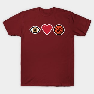 I Love Basketball T-Shirt